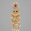 Elegant Gold-Plated Pearl Tassel Earring