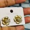 WhatsApp Image 2026-06-28 at 8.22.39 PM Elegant Gold-Tone Floral Stud Earrings
